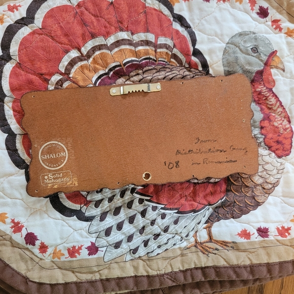 Wooden Daily Bread Mahogany Wall Art ~ Religious ~ Handmade ~ Thanksgiving Art - Picture 9 of 16